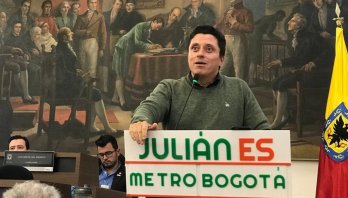 Concejal Julián Espinosa pide renuncia al gerente de la Empresa Metro de Bogotá, Andrés Escobar Uribe