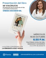 El próximo miércoles, 18 de octubre, lanzamiento del libro mi viacrucis, la historia de la muerte de Luis Andrés Colmenares contada por su madre