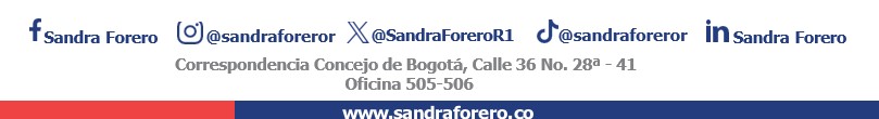 Pie de página Sandra Forero