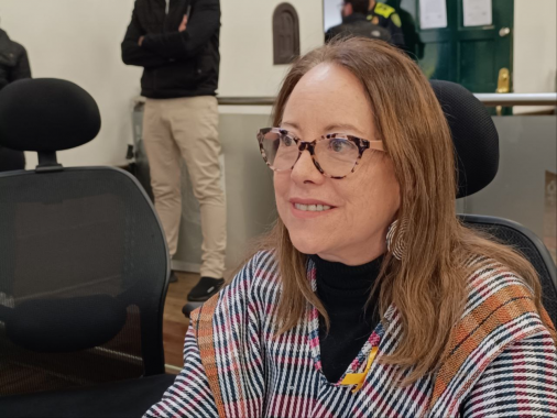 <p>Ana Teresa Bernal respalda el Metro subterráneo en Bogotá</p>